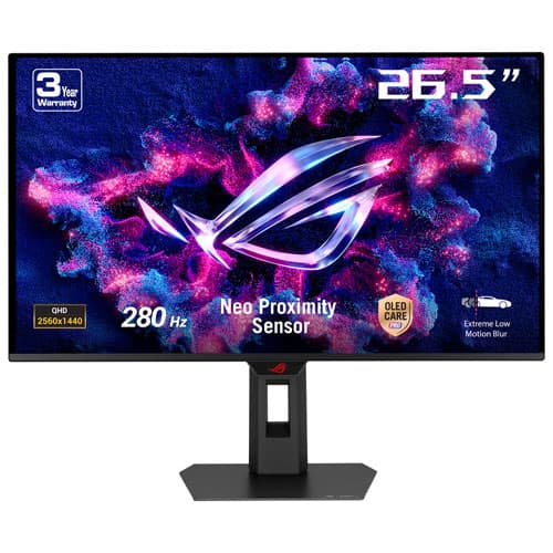 ASUS ROG Strix 27" WQHD 280Hz 0.3ms GTG OLCD Gaming Monitor (XG27ACDMS)