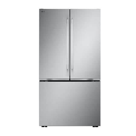 36" 25 cu.ft. Zero Clearance™ Counter-Depth MAX® French 3-Door Refrigerator | Internal Water Dispenser | Ice Maker