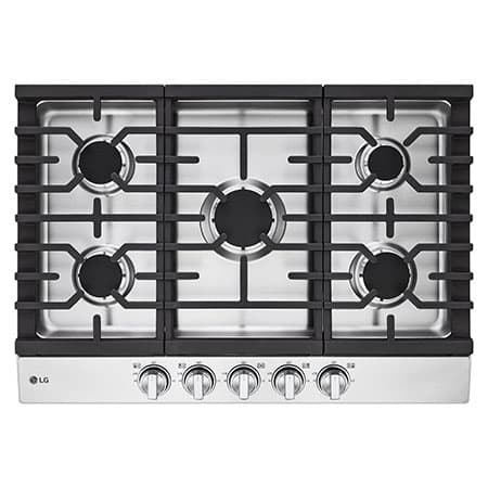 30” Gas Cooktop | UltraHeat™ 20K BTU Burner & EasyClean®, Stainless