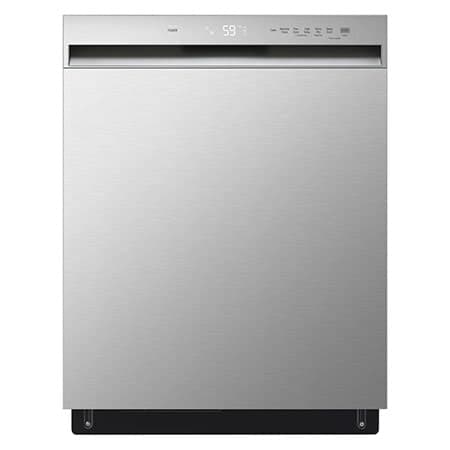 24" Stainless Tub & Dynamic Dry™ 50 dB, Front Control, Stainless, LG Dishwasher