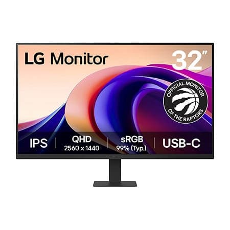 31.5” QHD IPS Monitor, 100Hz, 5ms, HDR10 with USB-C
