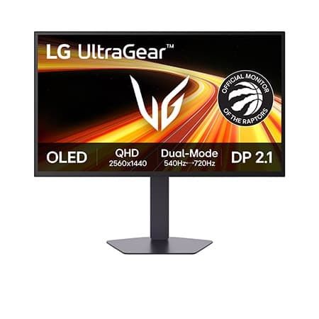 LG UltraGear 27-inch 4th Gen. OLED QHD Gaming Monitorㅣ27GX790B with Dual-Mode(720Hz@HD, 540Hz@QHD), 0.02ms(GtG), DP2.1, VESA DisplayHDR™ True Black 500