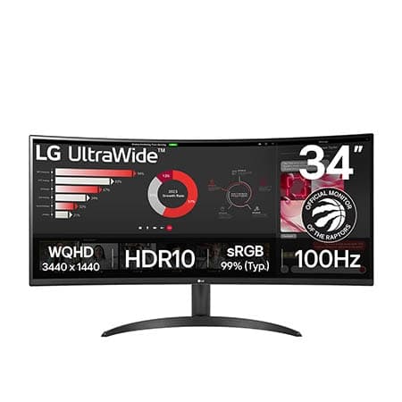 34" UltraWide QHD Curved monitor
