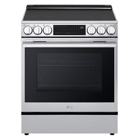 30" Elec. 6.3 cu ft. Range | Probake Convection, Air Fry, InstaView®, SelfClean, EasyClean®& Smart, Stainless, Slide-in