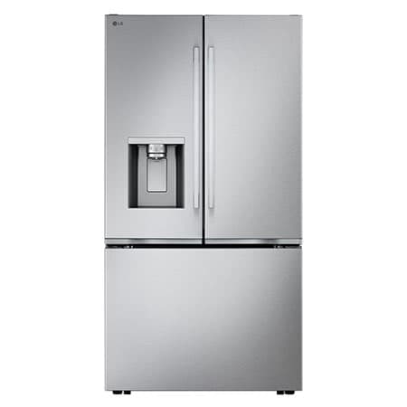 36" 24 cu.ft. Zero Clearance™ Counter-Depth MAX® French 3-Door Refrigerator | Ice & Water Dispenser | Dual Ice Maker with Craft Ice®
