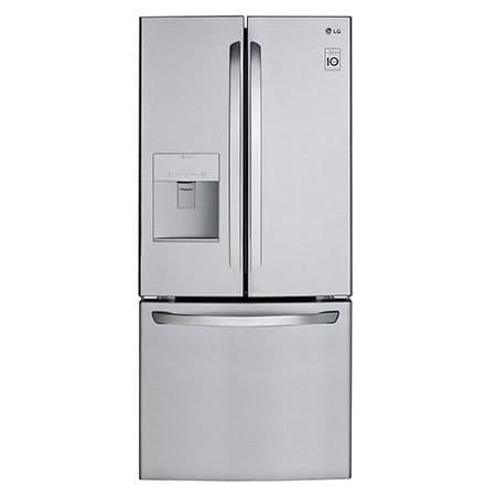 30" 22 cu.ft. Standard-Depth French 3-Door Refrigerator | External Water Dispenser | Ice Maker