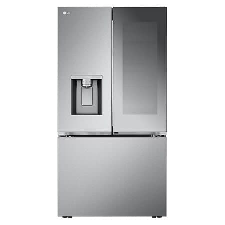 36" 31 cu.ft. Mirror InstaView® Door-in-Door® Standard-Depth MAX® French 3-Door | Ice & Water Dispenser | 4 Types of Ice with Craft Ice®